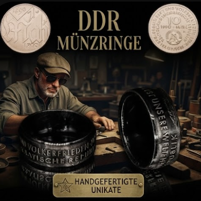 Münzring aus der 5-Mark-Münze XX Jahre DDR