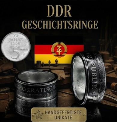 Münzring aus der 10-Mark-Münze 100 Jahre 1. Mai